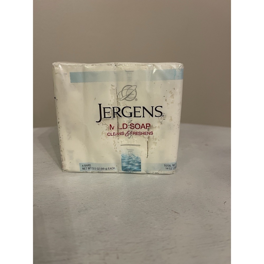 Jergens Mild Soap 1 Pack of‎ 4 Bars New Original Sealed